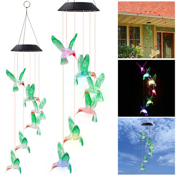 outdoor led solar lamp hummingbirds dragonfly wind home garden decor solar light solar powered color-changing wind chime light
outdoor led solar lamp hummingbirds dragonfly wind home garden decor solar light solar powered color-changing wind chime light