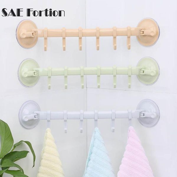 adjustable 6 hook suction cup bath towel hanger rack hanging shelves holders lock type sucker bathroom kitchen hook organizer
adjustable 6 hook suction cup bath towel hanger rack hanging shelves holders lock type sucker bathroom kitchen hook organizer