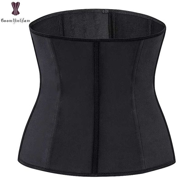 super tight smooth latex waist trainer belt plus size waist cincher steel boned waist trimmer solid underbust corset body shaper, Black;white
super tight smooth latex waist trainer belt plus size waist cincher steel boned waist trimmer solid underbust corset body shaper, Black;white