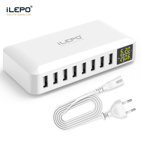ilepo 8-port smart usb charger high-quality phone charging station 5v 8a for xiaomi huawei samsung iphone tablet power bank
ilepo 8-port smart usb charger high-quality phone charging station 5v 8a for xiaomi huawei samsung iphone tablet power bank