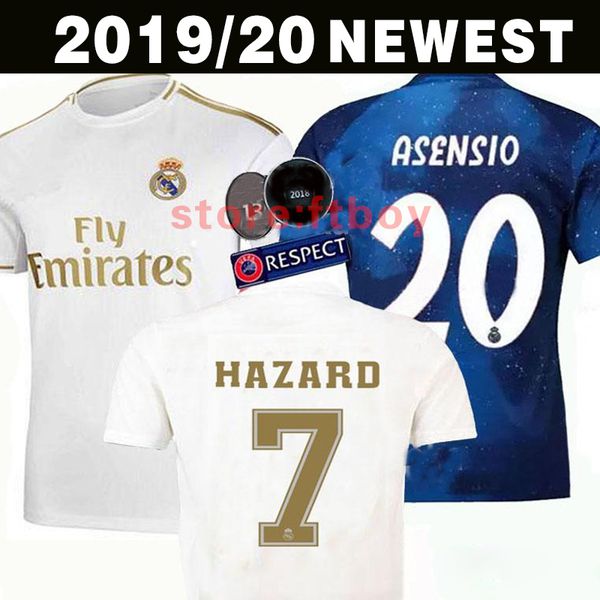 Real madrid jer ey 2019 2020 hazard i co occer jer ey ergio ramo modric bale football hirt uniform kit 19 20 cami eta ea port Real madrid jer ey 2019 2020 hazard i co occer jer ey ergio ramo modric bale football hirt uniform kit 19 20 cami eta ea port