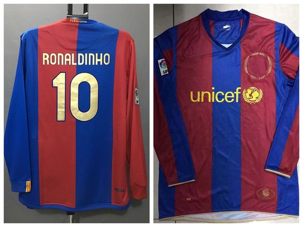 retro classic 2005 2006 2007 2008 henry ronaldinho puyol xavi messi long sleeve soccer jerseys retro football full shirt s-2xl, Black;yellow
retro classic 2005 2006 2007 2008 henry ronaldinho puyol xavi messi long sleeve soccer jerseys retro football full shirt s-2xl, Black;yellow