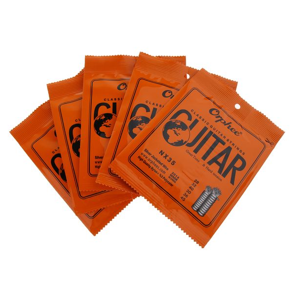 5 sets nylon classical guitar strings e-b-g-d-a-e for 6 string guitar replacement