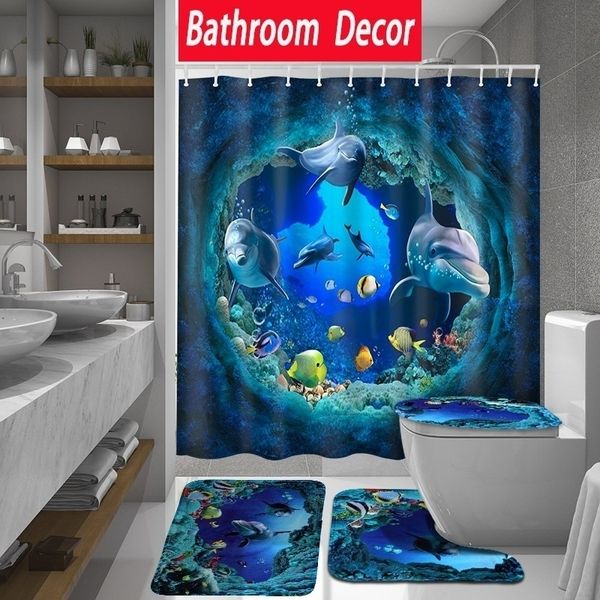 fashion ocean dolphin deep sea shower curtain bathroom waterproof pedestal rug lid toilet cover bath mat
fashion ocean dolphin deep sea shower curtain bathroom waterproof pedestal rug lid toilet cover bath mat
