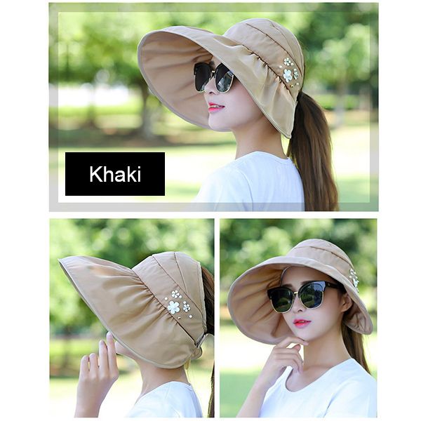 newly women sun protective hat widened brim soft breathable empty hat for summer fif66, Blue;gray
newly women sun protective hat widened brim soft breathable empty hat for summer fif66, Blue;gray