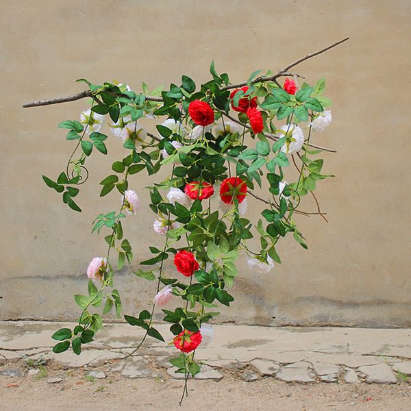 simulation peony rattan flower wedding artificial flower wreath living room decoration fake vine flower door hanging decoration
simulation peony rattan flower wedding artificial flower wreath living room decoration fake vine flower door hanging decoration
