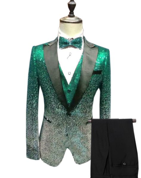 мужские пришивания костюм 3 шт блестящей slim fit tuxedo пик нотч для партии свадьбы жениха банкетного ночного клуба (blazer + vest + pant, White;black
мужские пришивания костюм 3 шт блестящей slim fit tuxedo пик нотч для партии свадьбы жениха банкетного ночного клуба (blazer + vest + pant, White;black