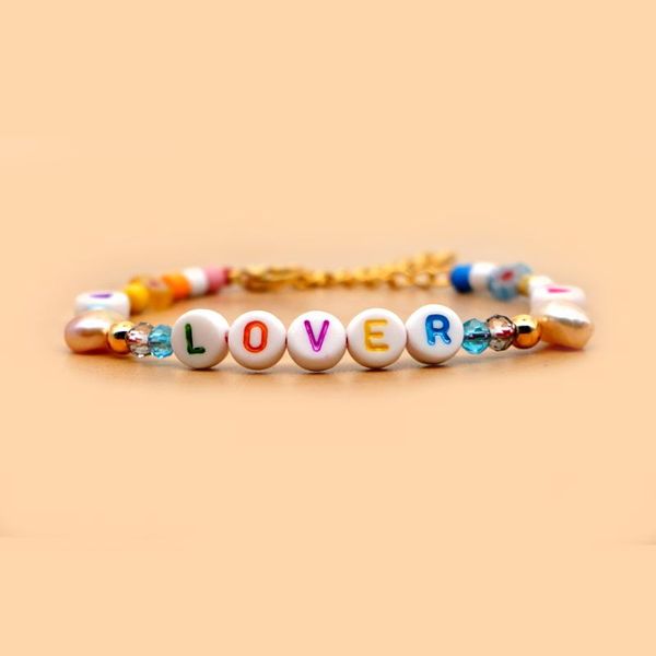 go2boho rainbow lover letter bracelet real pearl bracelets for women boho multicolor pulseras handmade macrame patchwork gift, Black
go2boho rainbow lover letter bracelet real pearl bracelets for women boho multicolor pulseras handmade macrame patchwork gift, Black