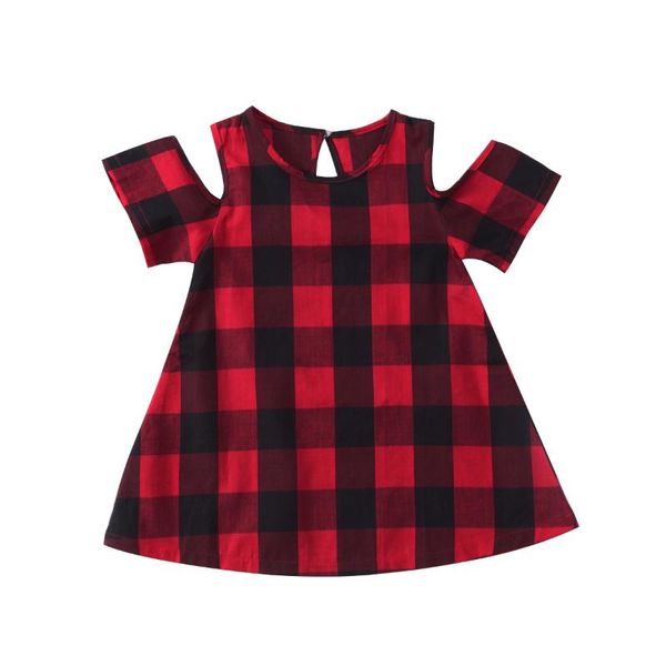 girls casual dress 2020 summer kids baby tartan plaid o-neck short sleeve party off shoulder dress, Red;yellow 
girls casual dress 2020 summer kids baby tartan plaid o-neck short sleeve party off shoulder dress, Red;yellow