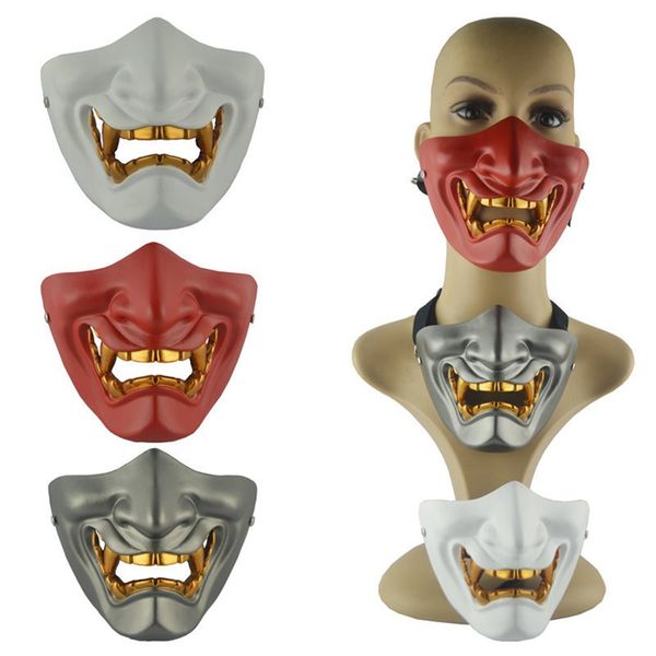 1pc half face knight warrior japanese ghost king samurai mask halloween cosplay wall mask hannya kabuki evil demon onimaru
1pc half face knight warrior japanese ghost king samurai mask halloween cosplay wall mask hannya kabuki evil demon onimaru