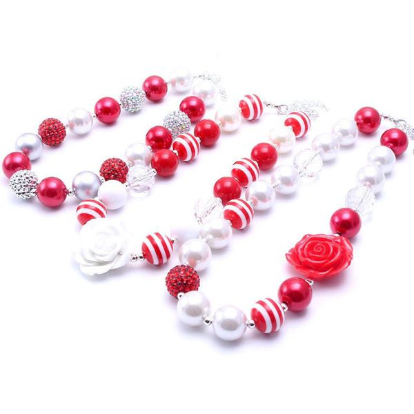 red+white color design 2pcs necklace birthday party gift for toddlers girls beaded bubblegum baby kids chunky necklace jewelry, Red;brown
red+white color design 2pcs necklace birthday party gift for toddlers girls beaded bubblegum baby kids chunky necklace jewelry, Red;brown