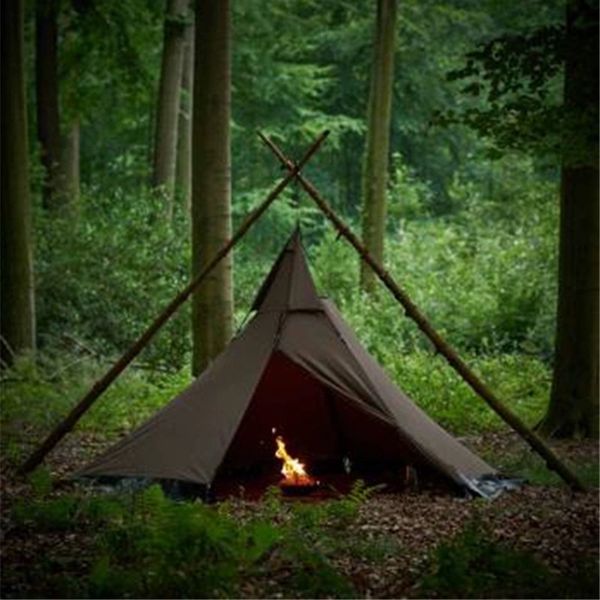 pyramid tent with a chimney hole/a6 s size tower smoke window tent park survival single layer field survival 
pyramid tent with a chimney hole/a6 s size tower smoke window tent park survival single layer field survival