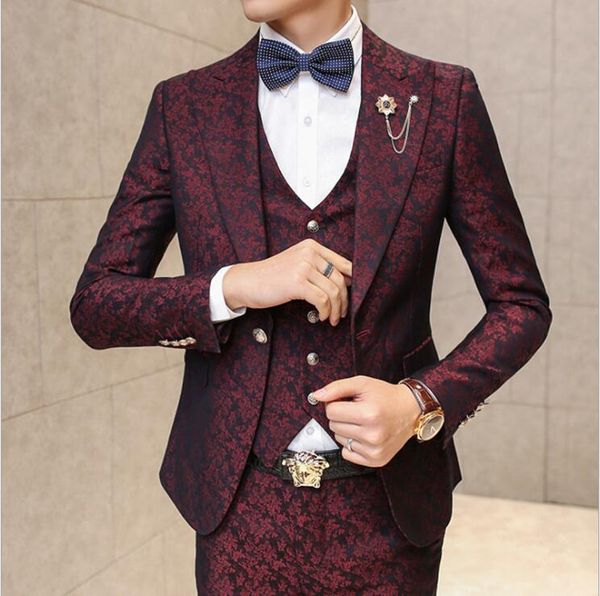 floral suit jacket custom male fashion casual blazers jacket suit coat men slim fit stage dancer singer dj costumes, White;black
floral suit jacket custom male fashion casual blazers jacket suit coat men slim fit stage dancer singer dj costumes, White;black