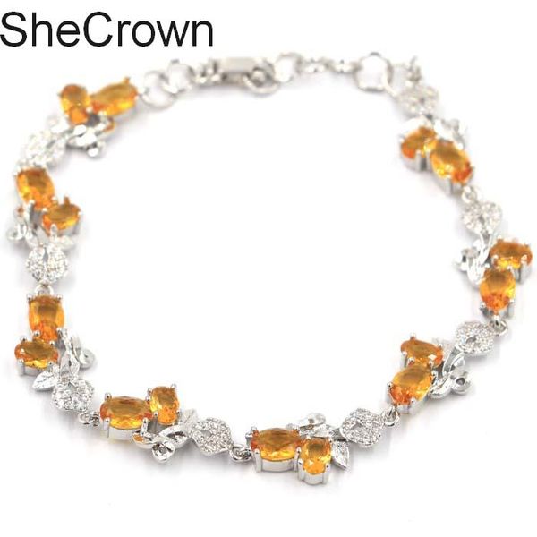 23x11mm 12.7g deluxe created golden citrine amethyst emerald wedding silver bracelet 7.0-8.0, Golden;silver
23x11mm 12.7g deluxe created golden citrine amethyst emerald wedding silver bracelet 7.0-8.0, Golden;silver