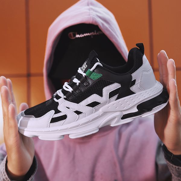 designer fashion running shoes black white orange grey green platform mesh leather mens trainers sports sneakers size 39-44 made in china, White;red
designer fashion running shoes black white orange grey green platform mesh leather mens trainers sports sneakers size 39-44 made in china, White;red