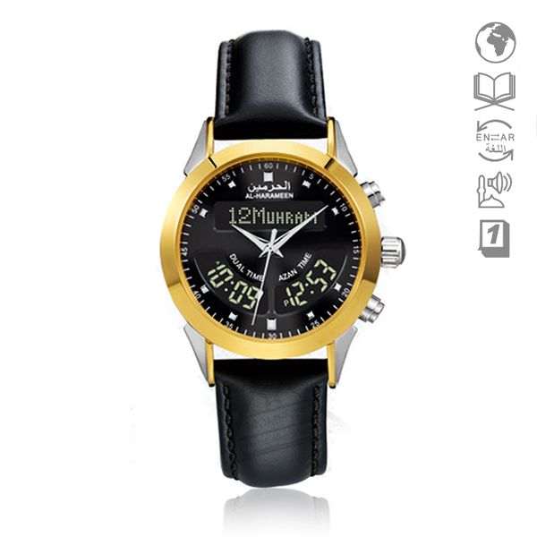 100% original hrm watch islam athan watch with alarm & qiblah direction adhan for man azan clock dst for all cities, Slivery;brown
100% original hrm watch islam athan watch with alarm & qiblah direction adhan for man azan clock dst for all cities, Slivery;brown