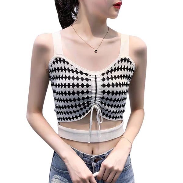 women's tanks & camis 2021 summer korean tank retro style plaid print slim camisole vest, White
women's tanks & camis 2021 summer korean tank retro style plaid print slim camisole vest, White