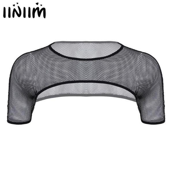 men's t-shirts iiniim mens see through mesh fishnet short sleeve shoulder strap chest harness muscle t shirts clubwear costumes half to, White;black
men's t-shirts iiniim mens see through mesh fishnet short sleeve shoulder strap chest harness muscle t shirts clubwear costumes half to, White;black