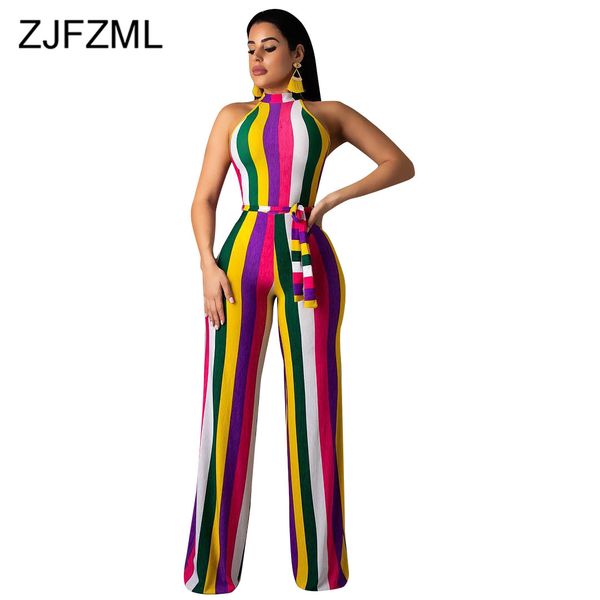 rainbow vertical striped straight jumpsuit women off the shoulder sleeveless one piece overall summer sashes full length rompers, Black;white
rainbow vertical striped straight jumpsuit women off the shoulder sleeveless one piece overall summer sashes full length rompers, Black;white