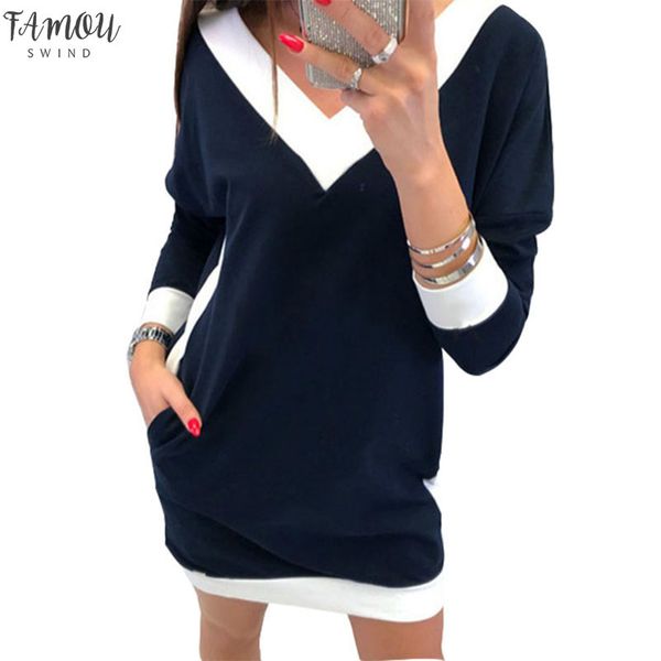 winter autumn women dresses long sleeve casual mini dress harajuku v-neck pocket fashion patchwork hoodies dress, Black;gray
winter autumn women dresses long sleeve casual mini dress harajuku v-neck pocket fashion patchwork hoodies dress, Black;gray