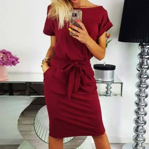 2018 summer casual loose batwing sleeve pencil dress women short sleeve o-neck pocket belt fashion bodycon dress plus size, White;black
2018 summer casual loose batwing sleeve pencil dress women short sleeve o-neck pocket belt fashion bodycon dress plus size, White;black