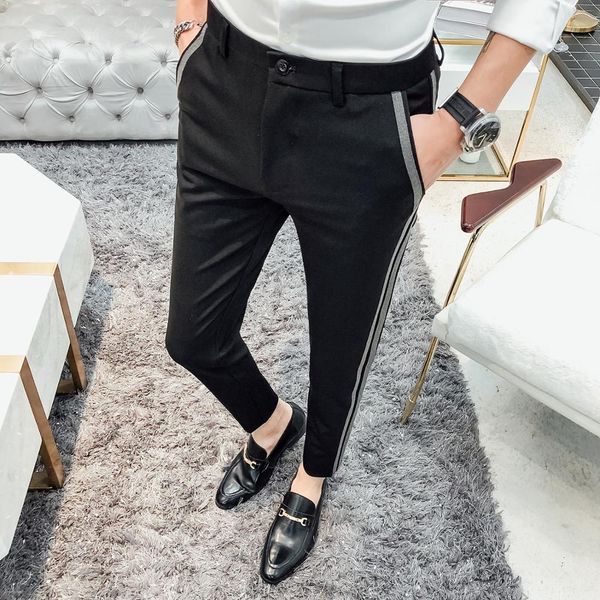 2019 spring british style pants business formal wear suit men pant men solid pantalon hombre streetwear pantalon homme, Black
2019 spring british style pants business formal wear suit men pant men solid pantalon hombre streetwear pantalon homme, Black