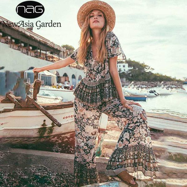 newasia boho print 2 piece set women floral printed short sleeve wide leg pants set summer beach two piece streetwear, White
newasia boho print 2 piece set women floral printed short sleeve wide leg pants set summer beach two piece streetwear, White