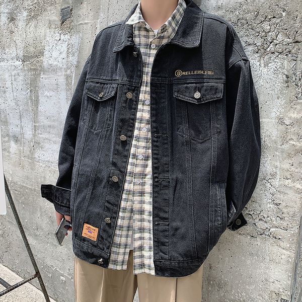 2019 uyuk fall's new collegiate style instagram fashion student denim embroidered men's jacket clothes hip hop, Black;brown
2019 uyuk fall's new collegiate style instagram fashion student denim embroidered men's jacket clothes hip hop, Black;brown