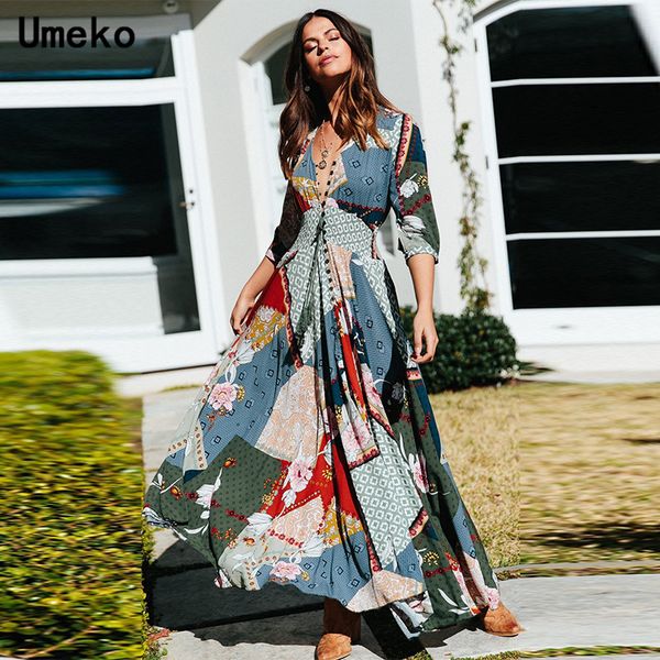 umeko women spring bohemian floral print beach dress v-neck high waist chiffon peplum ladies dresses elegant vestido, Black;gray
umeko women spring bohemian floral print beach dress v-neck high waist chiffon peplum ladies dresses elegant vestido, Black;gray