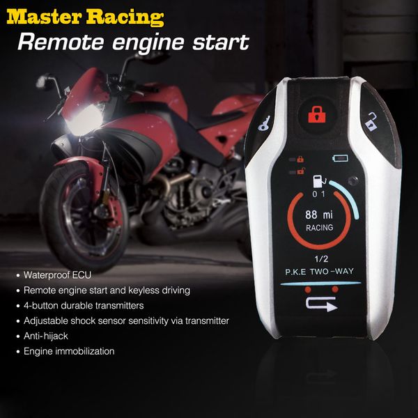 two way motorcycle alarm device anti-theft system scooter burglary vibration alarm remote engine start 5meter auto-lock 5
two way motorcycle alarm device anti-theft system scooter burglary vibration alarm remote engine start 5meter auto-lock 5