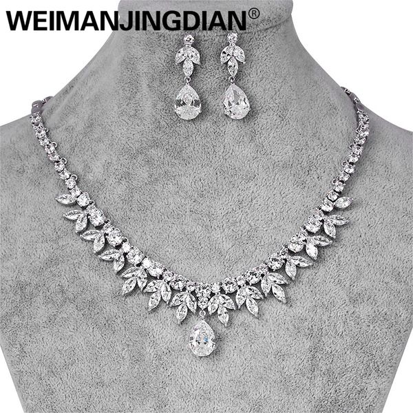 brand shining cubic zirconia crystal water drop and marquise cz necklace and earring bridal wedding jewelry set, Slivery;golden
brand shining cubic zirconia crystal water drop and marquise cz necklace and earring bridal wedding jewelry set, Slivery;golden