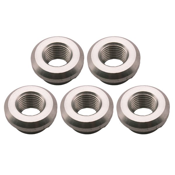 5pc 1/4npt cnc aluminum female weld on/weld in flange fitting bung,low profile
5pc 1/4npt cnc aluminum female weld on/weld in flange fitting bung,low profile