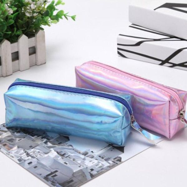 holographic iridescent laser pencil case gift for children bag pu cute gift kawaii pencil supplies box school statio v6p9
holographic iridescent laser pencil case gift for children bag pu cute gift kawaii pencil supplies box school statio v6p9