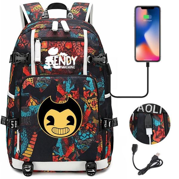 bendy backpack for teenagers boys girls school bags lapbag waterproof multifunction usb charging mochila feminina travel bag 
bendy backpack for teenagers boys girls school bags lapbag waterproof multifunction usb charging mochila feminina travel bag