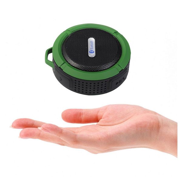 mini speaker wireless waterproof bluetooth v3.0 rechargeable 5w for shower swimming pool car, office or camping- green/red
mini speaker wireless waterproof bluetooth v3.0 rechargeable 5w for shower swimming pool car, office or camping- green/red