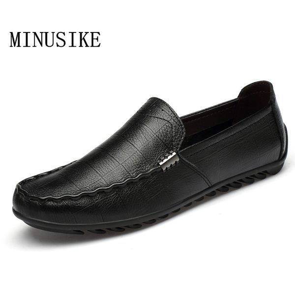 men's genuine leather shoes big size 37-46 slip-on loafers men leather casual shoes fashion casual driving, Black
men's genuine leather shoes big size 37-46 slip-on loafers men leather casual shoes fashion casual driving, Black
