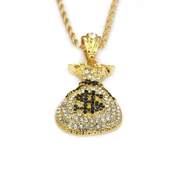 fashion- out purse pendant necklace mens hip hop necklace jewelry 76cm gold twist chain for men, Silver
fashion- out purse pendant necklace mens hip hop necklace jewelry 76cm gold twist chain for men, Silver