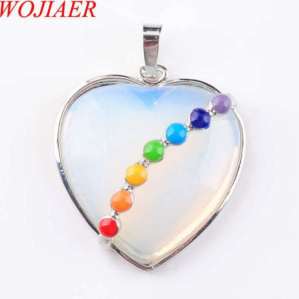 wojiaer natural opalite gem stone bead heart silver plated healing reiki chakra pendant necklace charm 1pcs jewelry dn3201
wojiaer natural opalite gem stone bead heart silver plated healing reiki chakra pendant necklace charm 1pcs jewelry dn3201