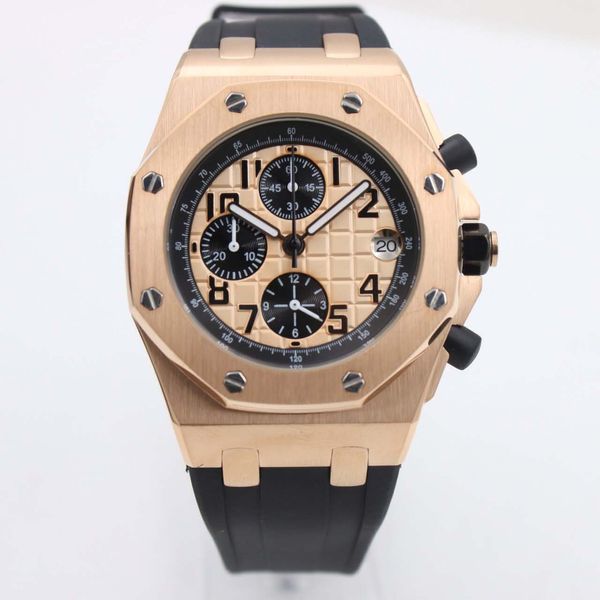 2 color audemar pigue luxury men watch quartz movement chronoscope 15400 royal oak series black dial designer fashion watch mens watches, Slivery;brown
2 color audemar pigue luxury men watch quartz movement chronoscope 15400 royal oak series black dial designer fashion watch mens watches, Slivery;brown