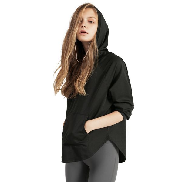 2019 new women's loose quick-drying sports sweater autumn long-sleeved running fitness clothes women comprehensive training suit, White;black
2019 new women's loose quick-drying sports sweater autumn long-sleeved running fitness clothes women comprehensive training suit, White;black