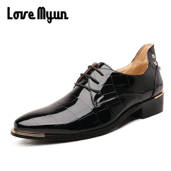 british fashion men's patent leather shoes male casual leather shoes red dress business&wedding big size 37-48 -48, Black
british fashion men's patent leather shoes male casual leather shoes red dress business&wedding big size 37-48 -48, Black