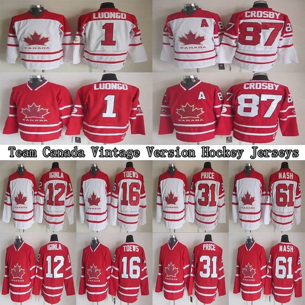 team canada vintage version ccm jerseys 87 crosby 16 toews 1 luongo 12 iginla 31 price 61 nash hockey jersey, Black;red
team canada vintage version ccm jerseys 87 crosby 16 toews 1 luongo 12 iginla 31 price 61 nash hockey jersey, Black;red