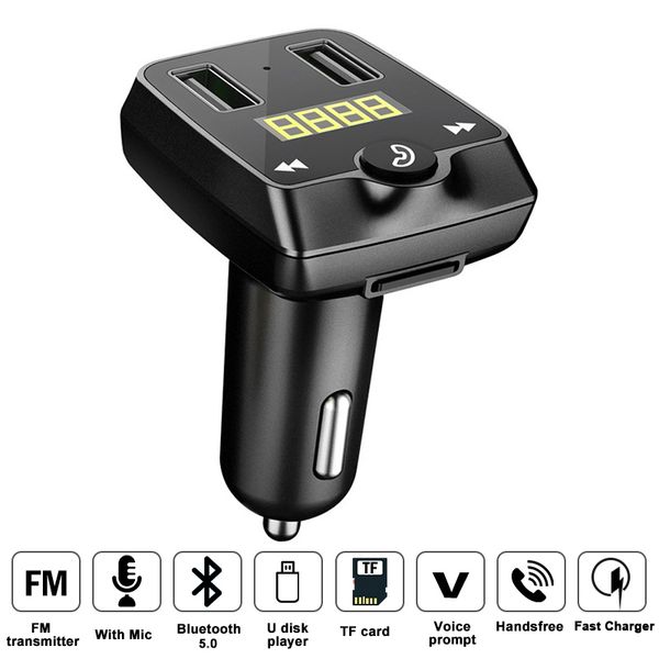 car wireless bluetooth fm transmitter handsaudio receiver universal auto mp3 player quick charger support voice navigation
car wireless bluetooth fm transmitter handsaudio receiver universal auto mp3 player quick charger support voice navigation