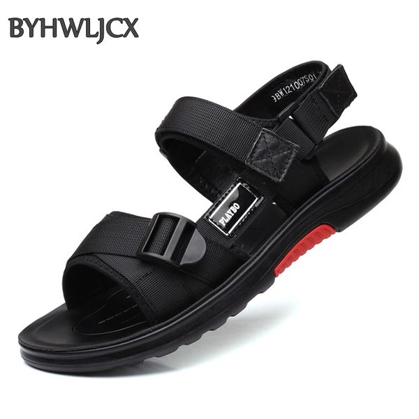 summer men's hook & loop canvas sandals flat non-slip outdoor sports sandals fashion light men's shoes beach shoes, Black
summer men's hook & loop canvas sandals flat non-slip outdoor sports sandals fashion light men's shoes beach shoes, Black