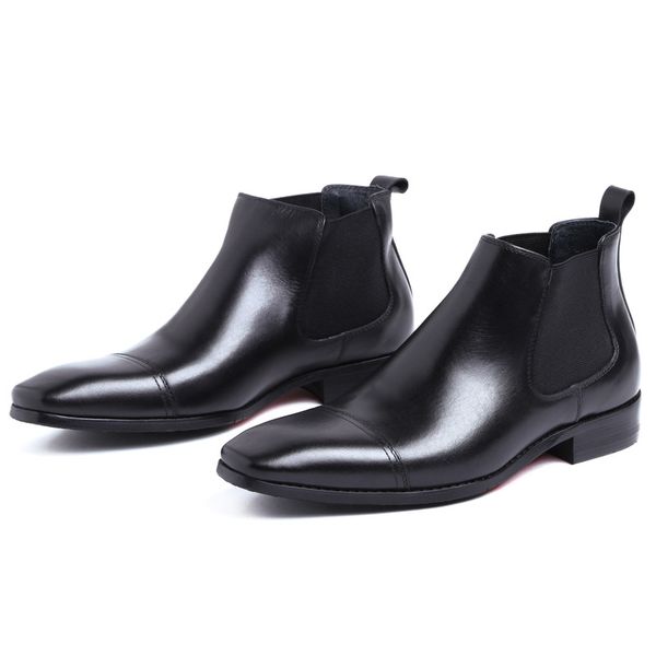 ankle men shoes boots cowhide business formal wear leather boots cowhide 44 size, Black
ankle men shoes boots cowhide business formal wear leather boots cowhide 44 size, Black