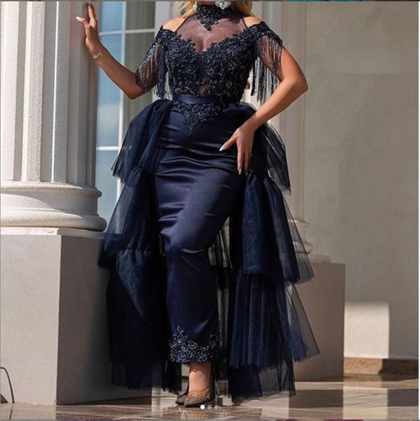 high neck prom gown with detachable skirt evening dresse middle sleeve prom dress lace formal evening gowns vestidos de festa, Black;red
high neck prom gown with detachable skirt evening dresse middle sleeve prom dress lace formal evening gowns vestidos de festa, Black;red