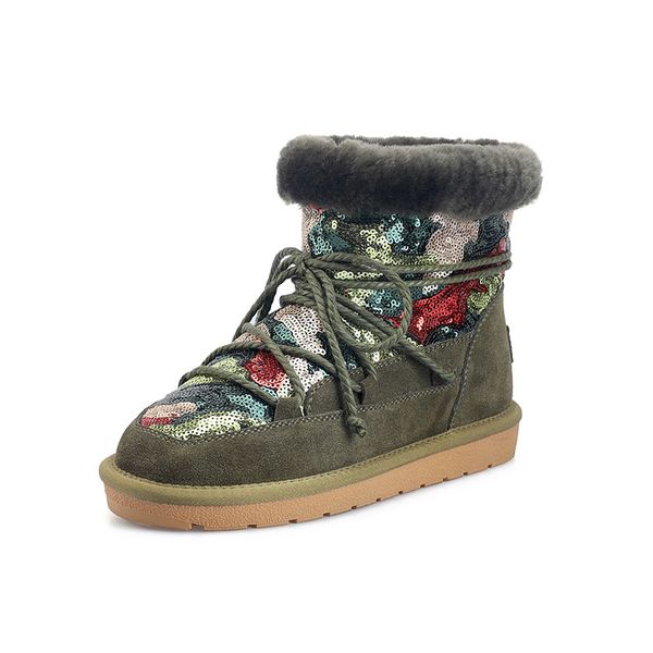 prova perfetto hand-made elegant women winter boots with plush warm flat snow boots army green fashion cow suede, Black
prova perfetto hand-made elegant women winter boots with plush warm flat snow boots army green fashion cow suede, Black