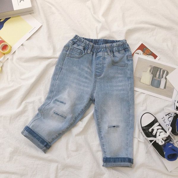 autumn children jeans korean style kids chic trousers hole soft baby boys girls denim casual pants, Blue
autumn children jeans korean style kids chic trousers hole soft baby boys girls denim casual pants, Blue