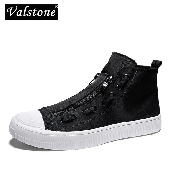 valstone spring summer canvas hip-hop shoes for men black white flats casual lace-up sneakers vulcanize shoes zapatos de hombre
valstone spring summer canvas hip-hop shoes for men black white flats casual lace-up sneakers vulcanize shoes zapatos de hombre