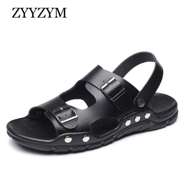 zyyzym men slipper summer dual purpose fashion light casual beach men shoes flip flops large size eur 38-47, Black
zyyzym men slipper summer dual purpose fashion light casual beach men shoes flip flops large size eur 38-47, Black